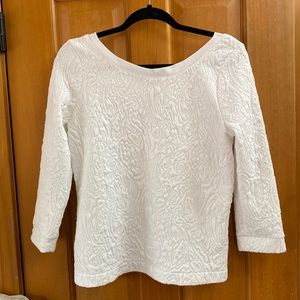 BR 3/4 sleeve quilted top